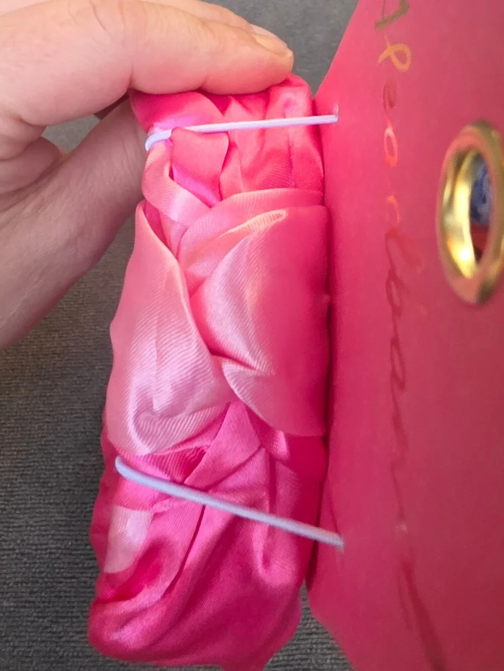 Satin Hot Pink Knotted Headband - Fashion Women’s Hair Accessory BNIB